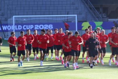 A Milli Futbol Takımımız San Francisco'daki ilk antrenmanını yaptı