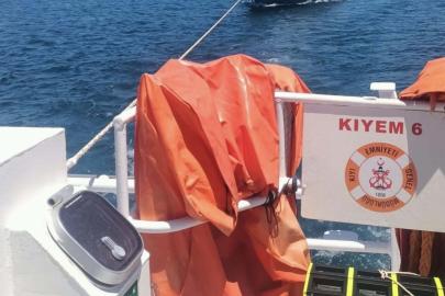 Bodrum'da makine arızası nedeniyle sürüklenen tekne kurtarıldı