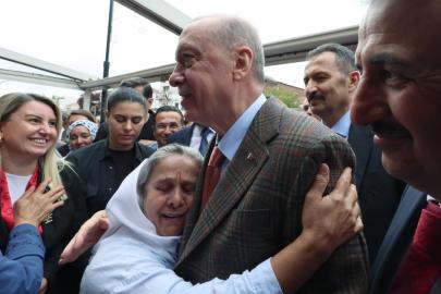 Cumhurbaşkanı Erdoğan, Edirne'de vatandaşlarla bir araya geldi