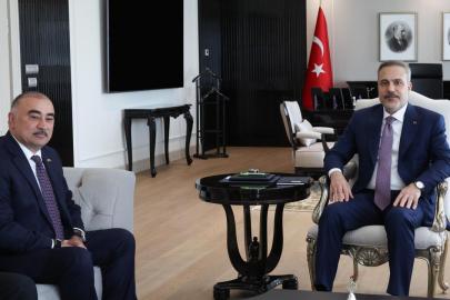 Dışişleri Bakanı Fidan, Azerbaycan'ın Ankara Büyükelçisi Memmedov'u kabul etti
